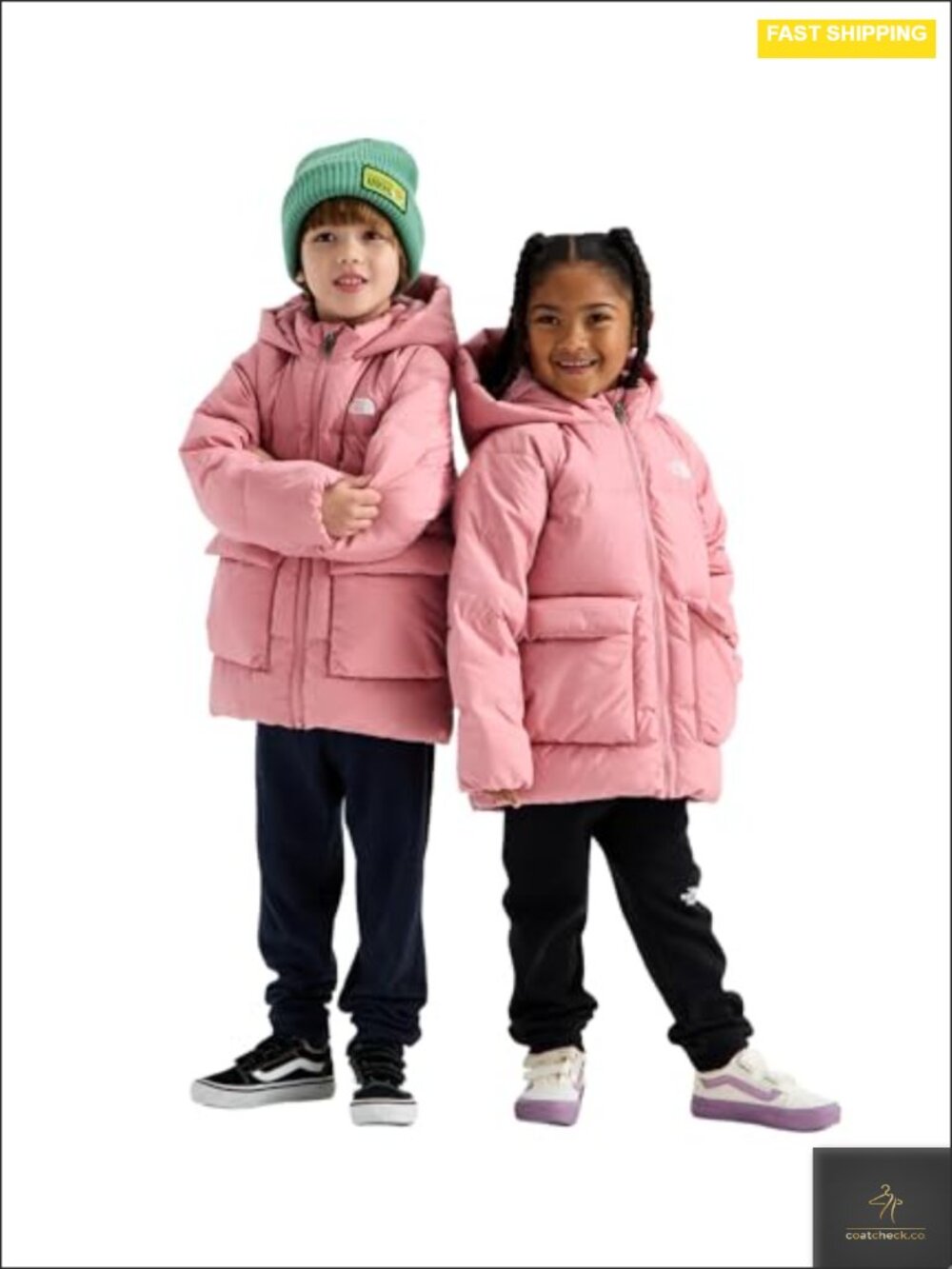 Kids Down Parka Water Repellent Recycled Insulated Zip Coat